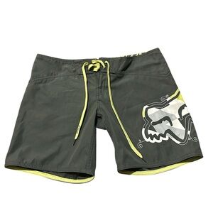 Fox Racing Board shorts, like new, girls sz 5
